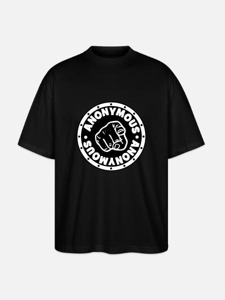 ## ANONYMOUS ## - Stanley/Stella Oversized Unisex Bio T-Shirt Blaster 2.0 - Schwarz