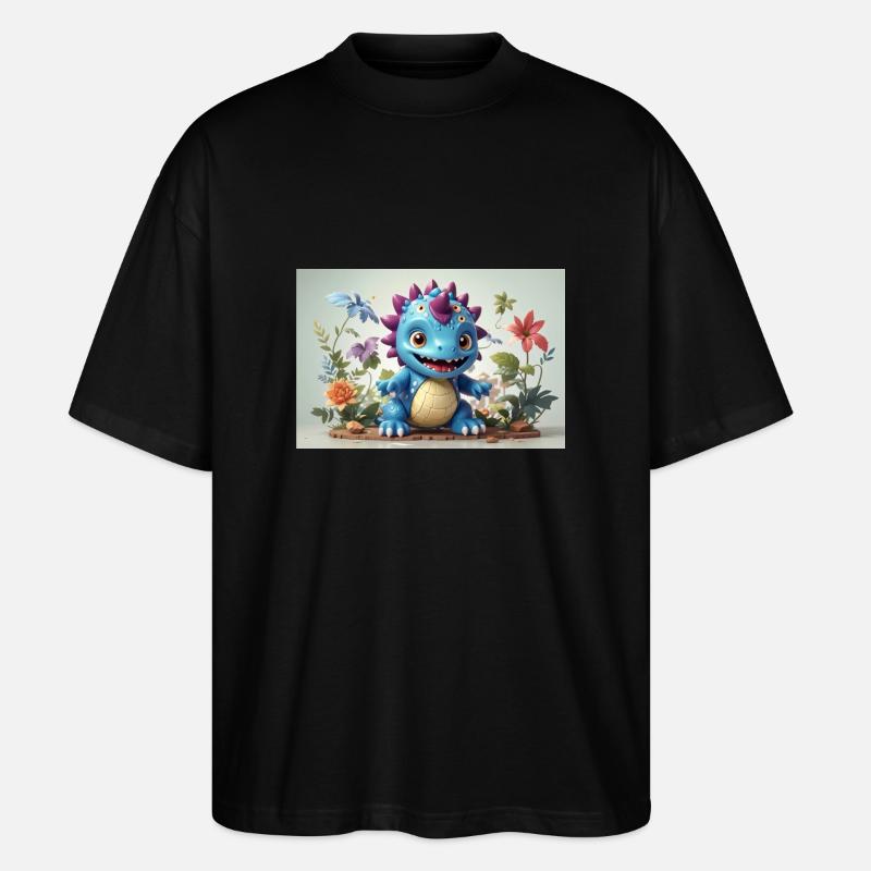 Monster 10 - Stanley/Stella Oversized Unisex Bio T-Shirt Blaster 2.0 - Schwarz