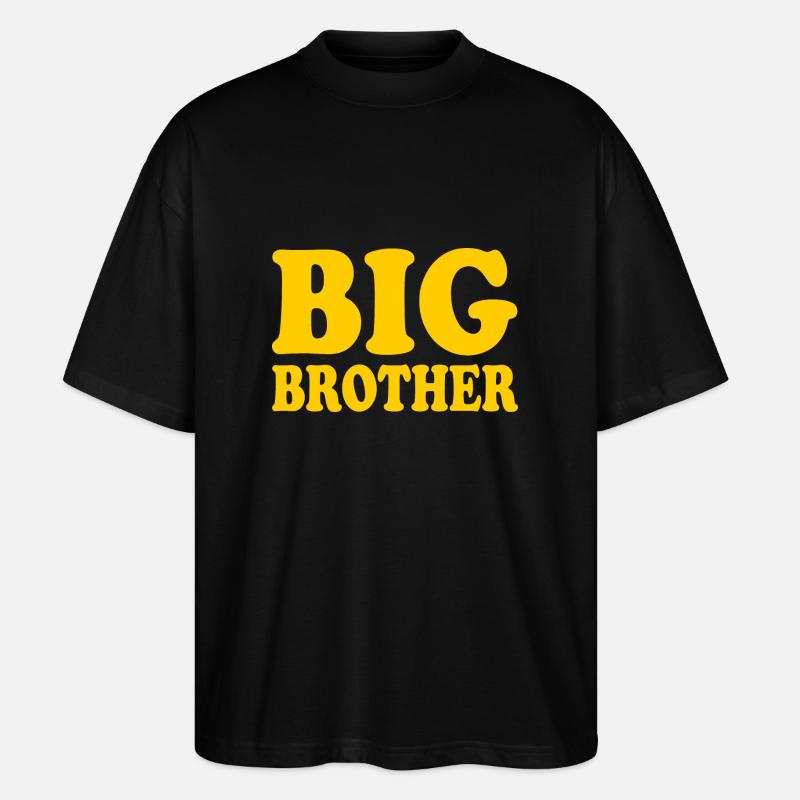 Big brother - Stanley/Stella Oversized Unisex Bio T-Shirt Blaster 2.0 - Schwarz