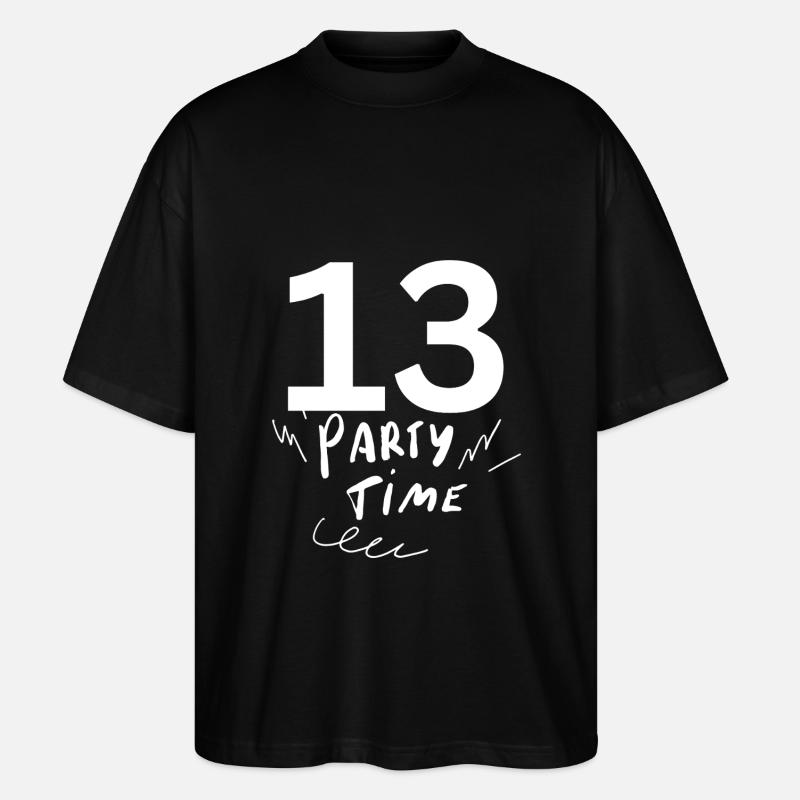 13 - Stanley/Stella Oversized Unisex Bio T-Shirt Blaster 2.0 - Schwarz