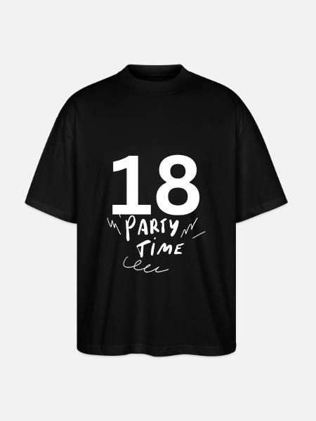 18 - T-shirt bio Blaster 2.0 coupe oversize Stanley/Stella Unisexe - noir