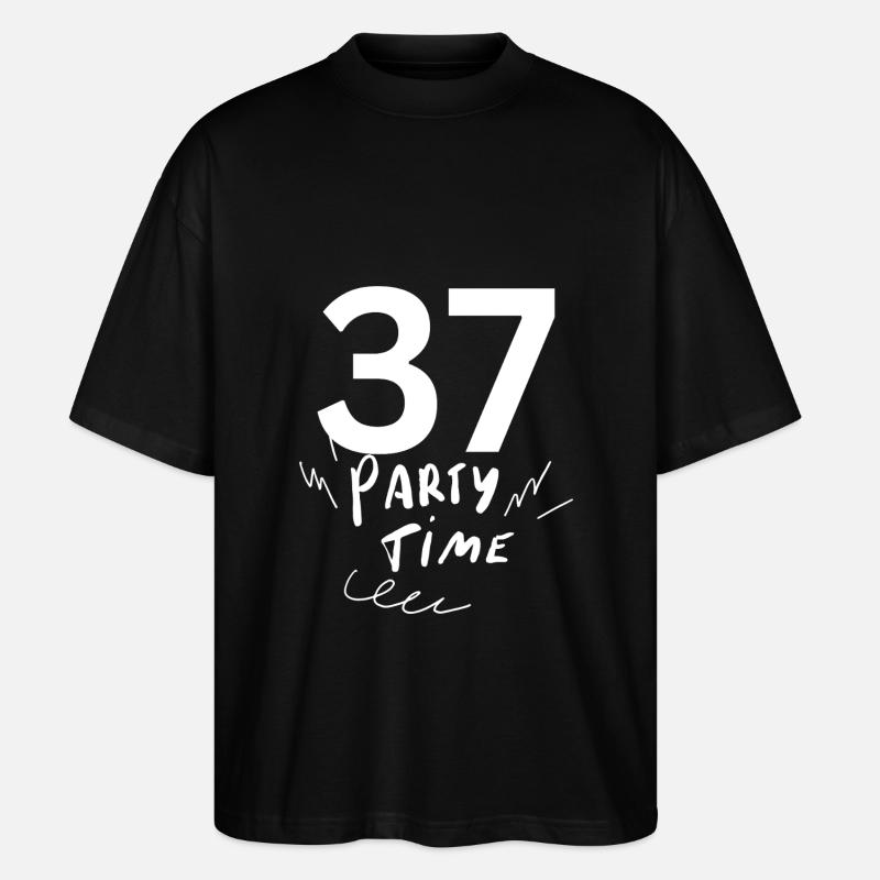 37 - T-shirt bio Blaster 2.0 coupe oversize Stanley/Stella Unisexe - noir