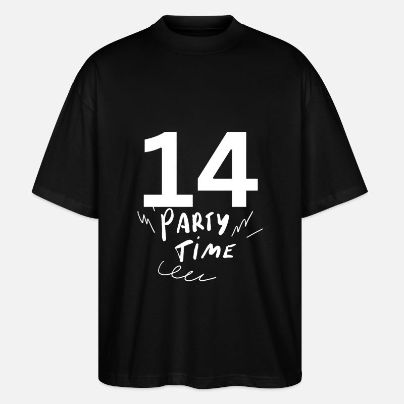 14 - Stanley/Stella Oversized Unisex Bio T-Shirt Blaster 2.0 - Schwarz