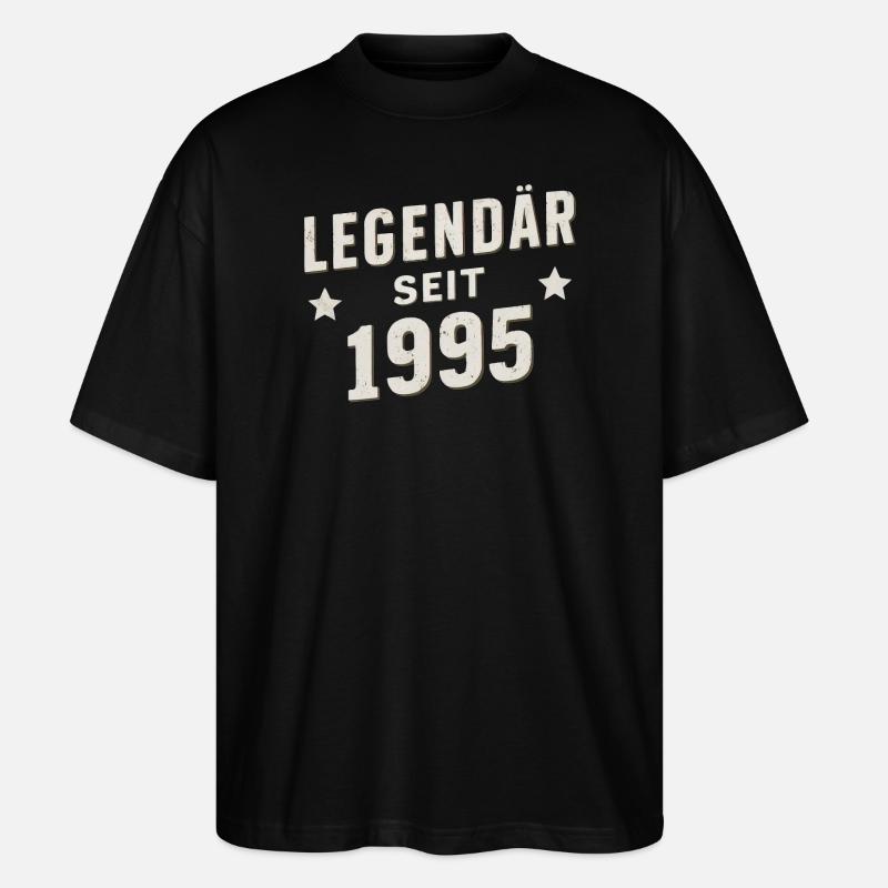 Legendär Seit 1995 - Stanley/Stella Oversized Unisex Bio T-Shirt Blaster 2.0 - Schwarz