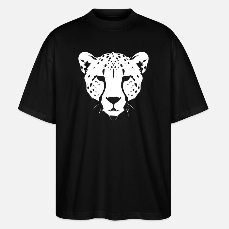 Gepard - Stanley/Stella Oversized Unisex Bio T-Shirt Blaster 2.0 - Schwarz