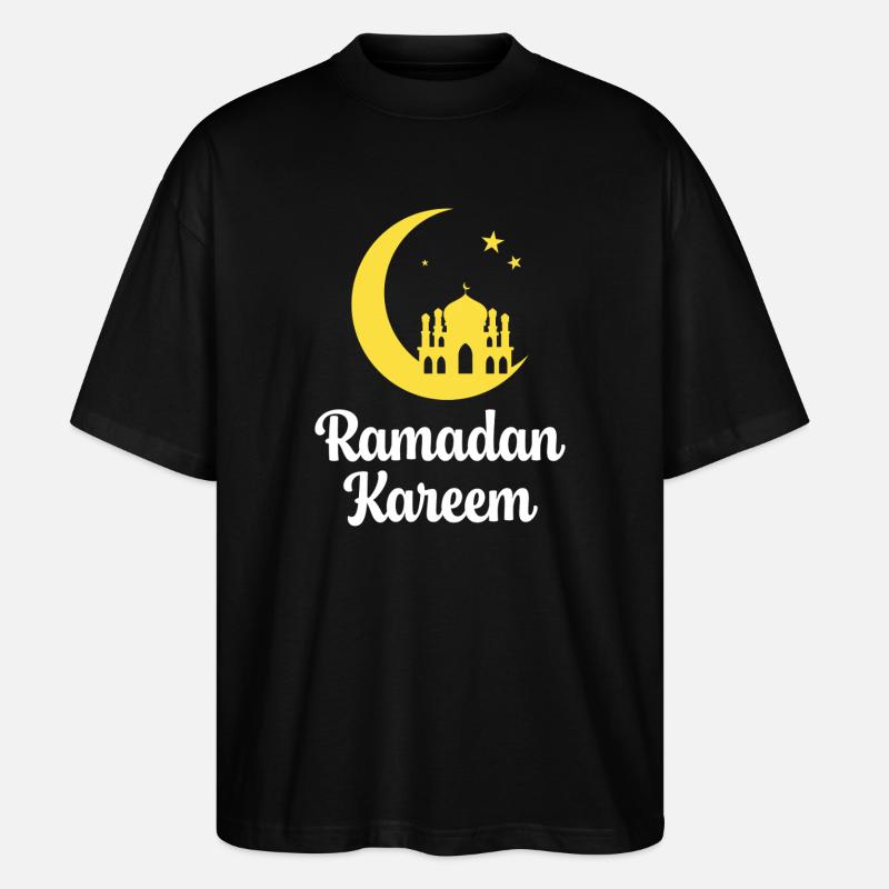 Ramadan Kareem - Stanley/Stella Oversized Unisex Bio T-Shirt Blaster 2.0 - Schwarz
