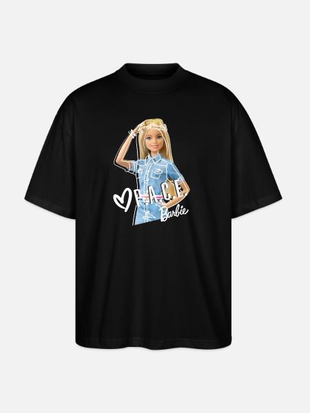 Barbie Positive Attitude Changes Everything - Stanley/Stella Oversized Unisex Bio T-Shirt Blaster 2.0 - Schwarz