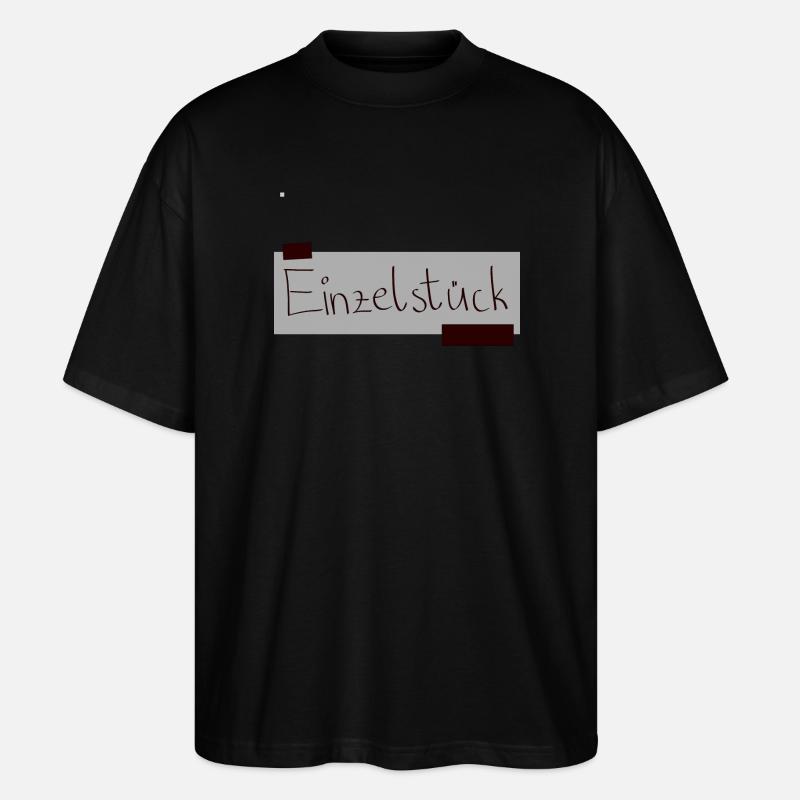 Einzelstück - Stanley/Stella Oversized Unisex Bio T-Shirt Blaster 2.0 - Schwarz