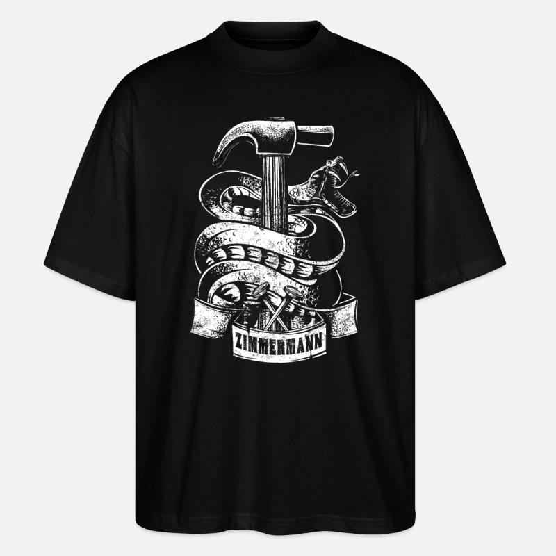 Zimmermann - Stanley/Stella Oversized Unisex Bio T-Shirt Blaster 2.0 - Schwarz