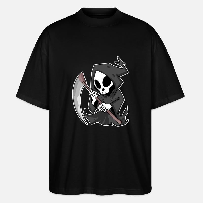 Sensenmann mit Sense - Stanley/Stella Oversized Unisex Bio T-Shirt Blaster 2.0 - Schwarz