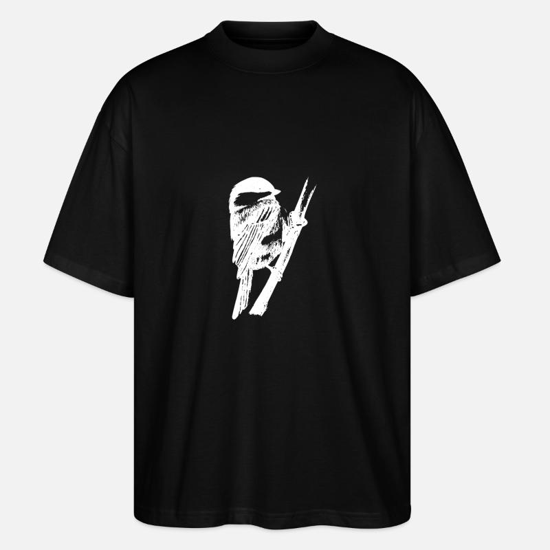 Blaumeise - Stanley/Stella Oversized Unisex Bio T-Shirt Blaster 2.0 - Schwarz