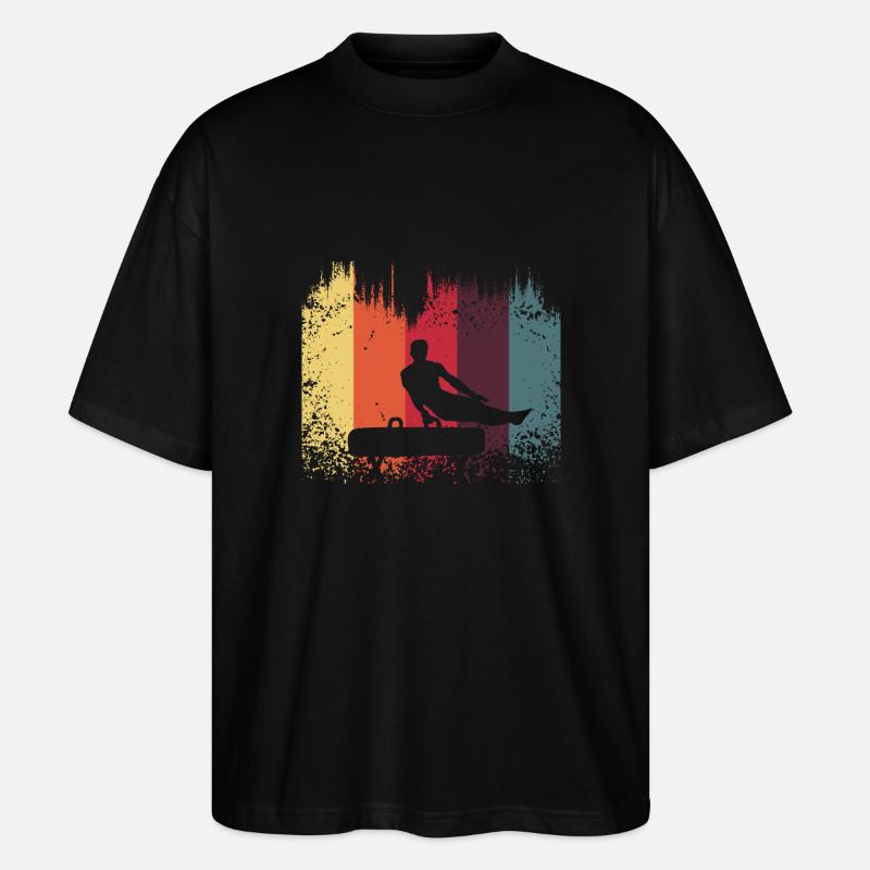 Gymnases d’appareils - T-shirt bio Blaster 2.0 coupe oversize Stanley/Stella Unisexe - noir