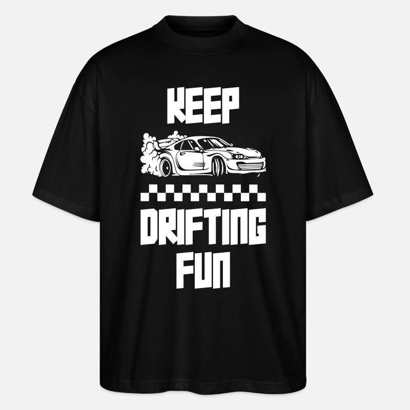 Continuez à vous amuser - T-shirt bio Blaster 2.0 coupe oversize Stanley/Stella Unisexe - noir