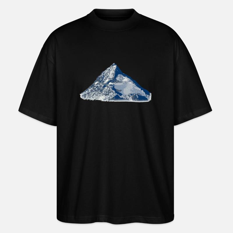 Grossglockner - Stanley/Stella Oversized Unisex Bio T-Shirt Blaster 2.0 - Schwarz