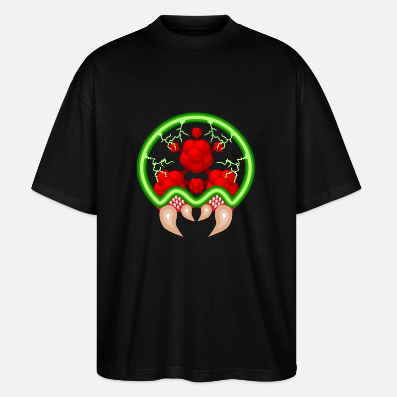 Metroid - Stanley/Stella Oversized Unisex Bio T-Shirt Blaster 2.0 - Schwarz