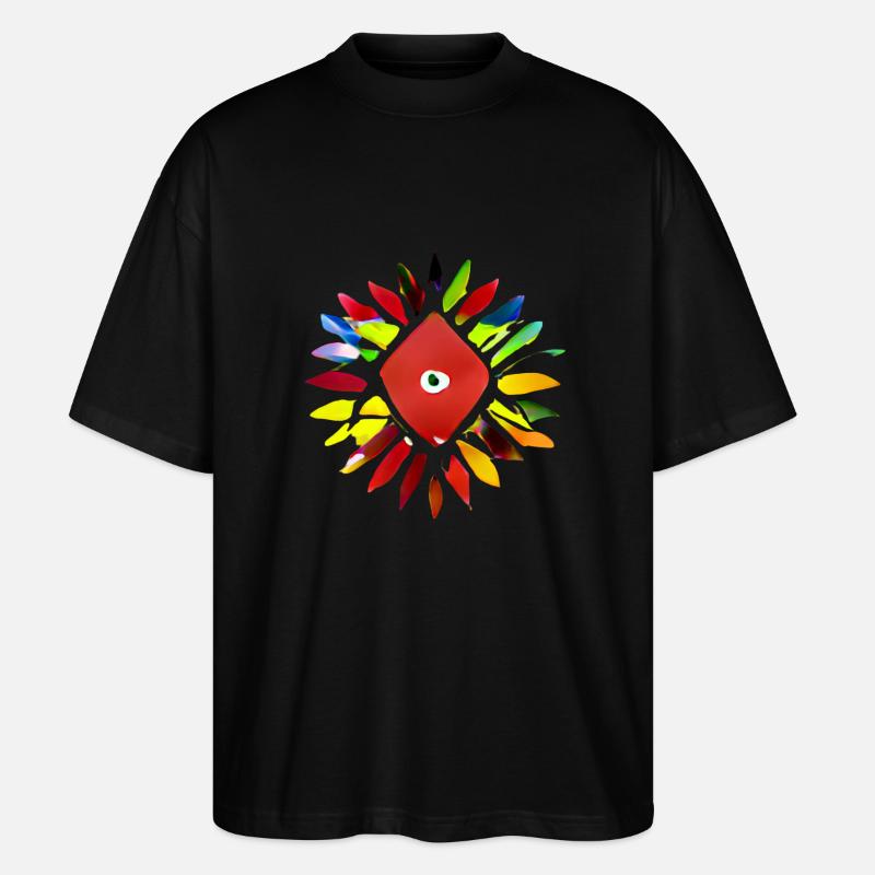 Sun - Stanley/Stella Oversized Unisex Bio T-Shirt Blaster 2.0 - Schwarz