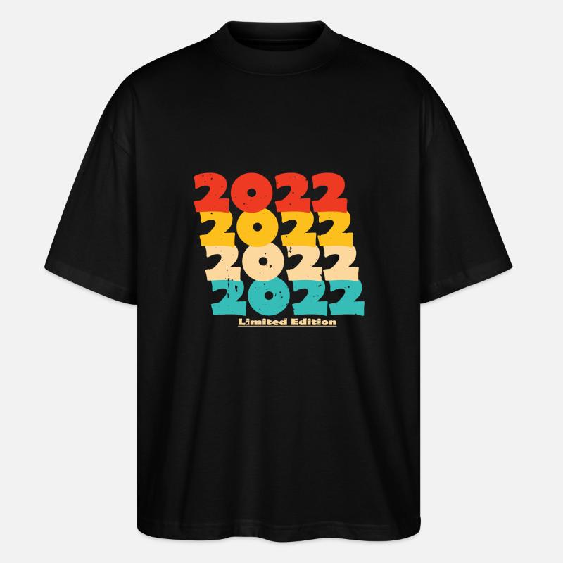 2022 : Edition Limitée - 2e anniversaire - T-shirt bio Blaster 2.0 coupe oversize Stanley/Stella Unisexe - noir