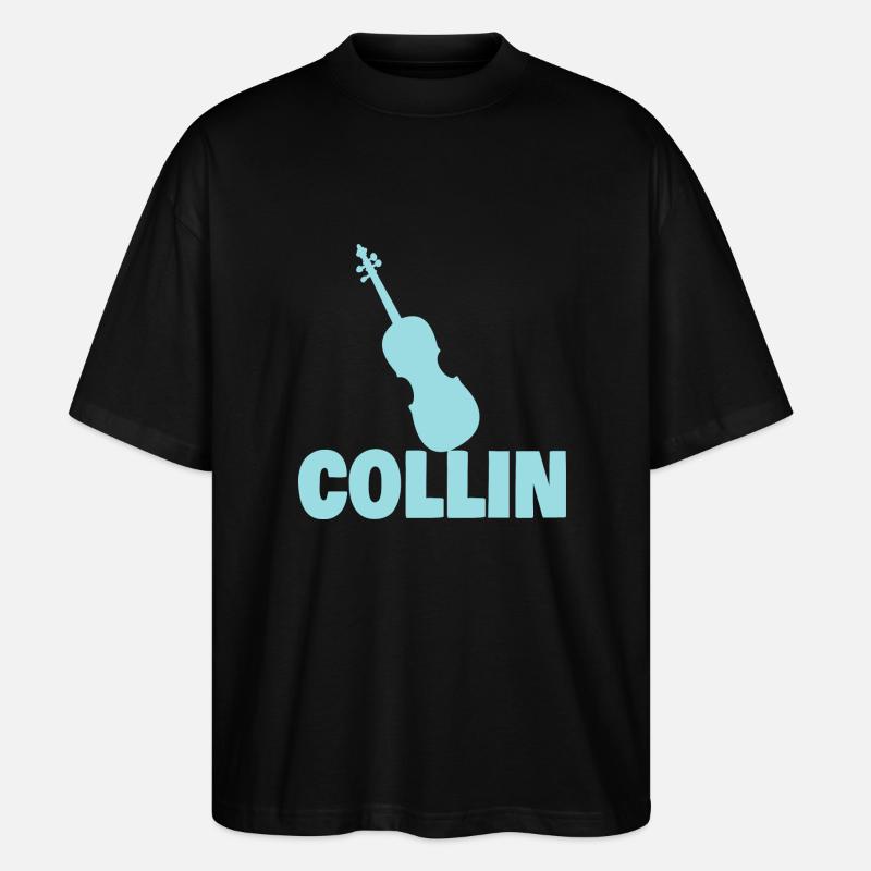 Collin als Bratsche - Stanley/Stella Oversized Unisex Bio T-Shirt Blaster 2.0 - Schwarz
