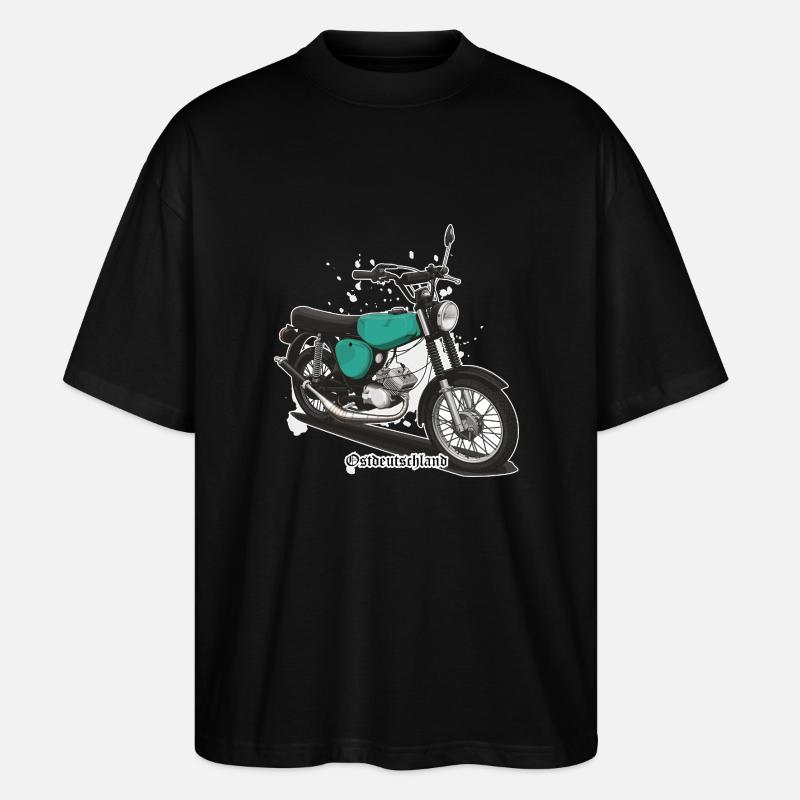 S51 (türkis) // Illustration - Stanley/Stella Oversized Unisex Bio T-Shirt Blaster 2.0 - Schwarz