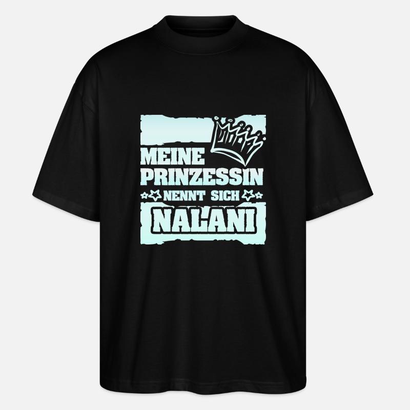 Nalani - T-shirt bio Blaster 2.0 coupe oversize Stanley/Stella Unisexe - noir