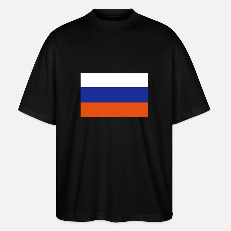 drapeau Russe - T-shirt bio Blaster 2.0 coupe oversize Stanley/Stella Unisexe - noir