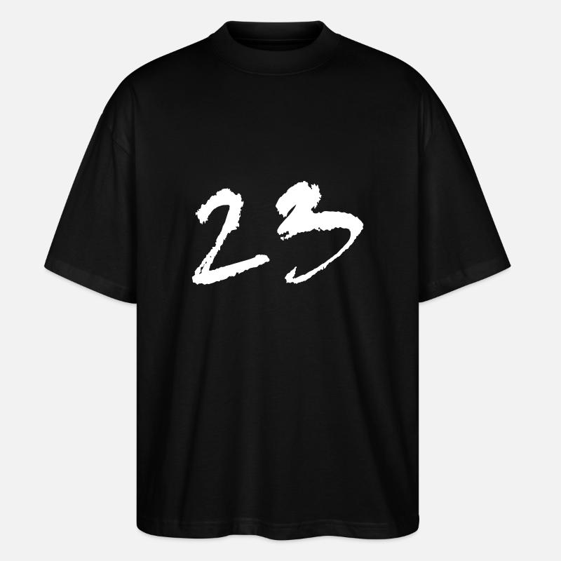 23 tekno - Stanley/Stella Oversized Unisex Bio T-Shirt Blaster 2.0 - Schwarz