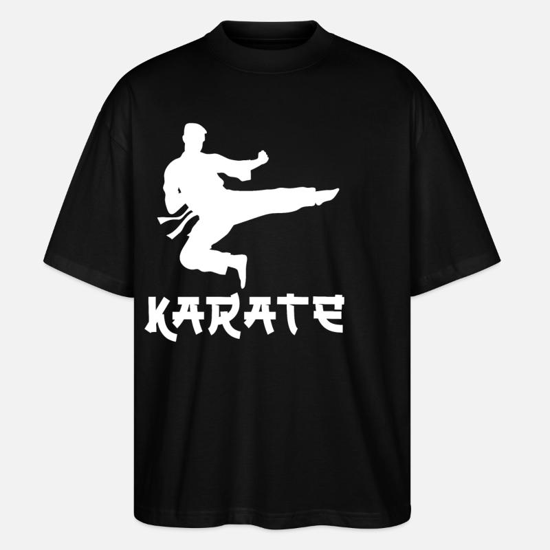 Karate - Stanley/Stella Oversized Unisex Bio T-Shirt Blaster 2.0 - Schwarz