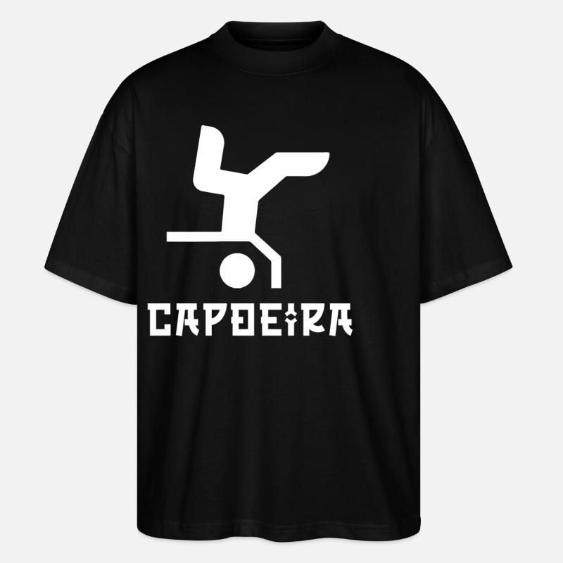 Capoeira - T-shirt bio Blaster 2.0 coupe oversize Stanley/Stella Unisexe - noir