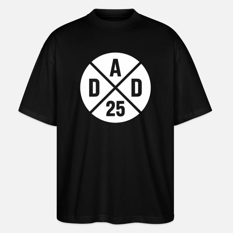 Papa 2025 - T-shirt bio Blaster 2.0 coupe oversize Stanley/Stella Unisexe - noir