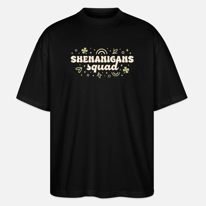 Shenanigans Kader - Stanley/Stella Oversized Unisex Bio T-Shirt Blaster 2.0 - Schwarz