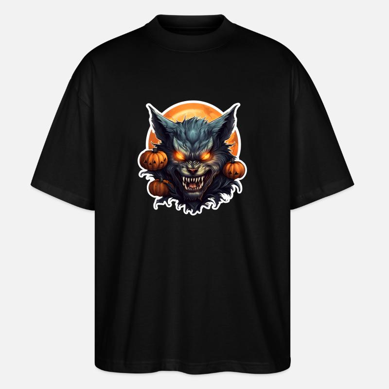 Werwolf - Stanley/Stella Oversized Unisex Bio T-Shirt Blaster 2.0 - Schwarz