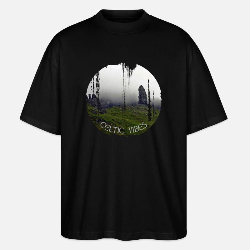 kelten 2 - Stanley/Stella Oversized Unisex Bio T-Shirt Blaster 2.0 - Schwarz