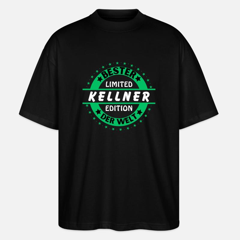 Meilleur serveur du monde - T-shirt bio Blaster 2.0 coupe oversize Stanley/Stella Unisexe - noir