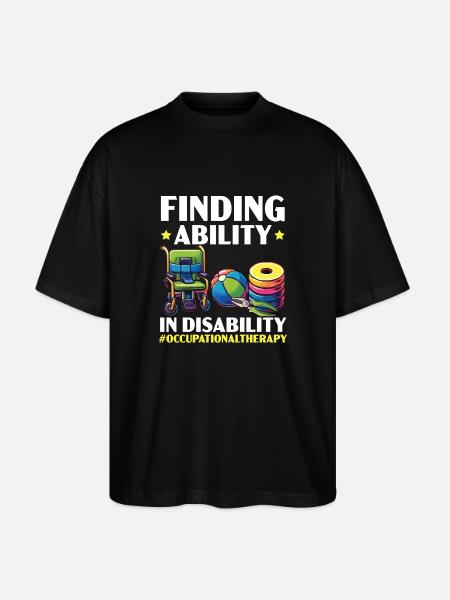 Occupational Therapist Occupational Therapy - Stanley/Stella Oversized Unisex Organic T-shirt Blaster 2.0 - black