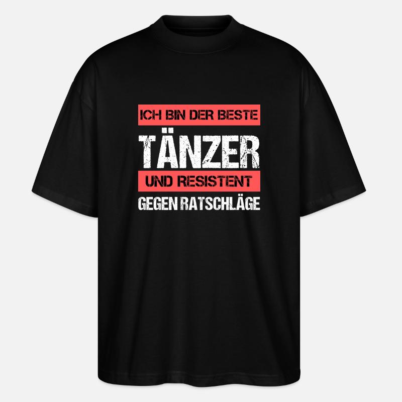 Danseuse résistante - T-shirt bio Blaster 2.0 coupe oversize Stanley/Stella Unisexe - noir