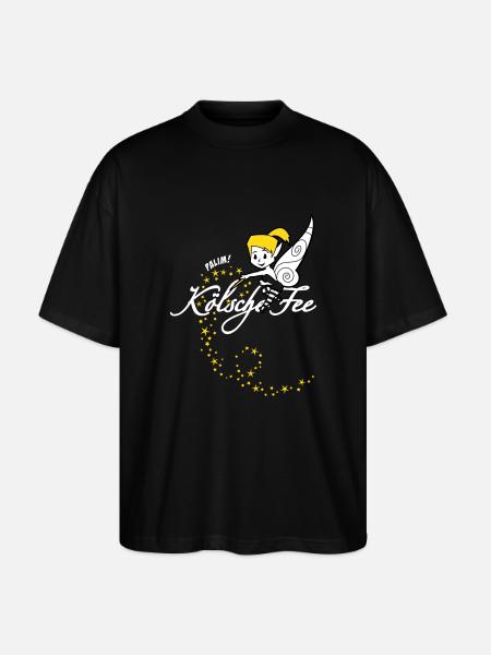 Kölsche Fee - Stanley/Stella Oversized Unisex Bio T-Shirt Blaster 2.0 - Schwarz