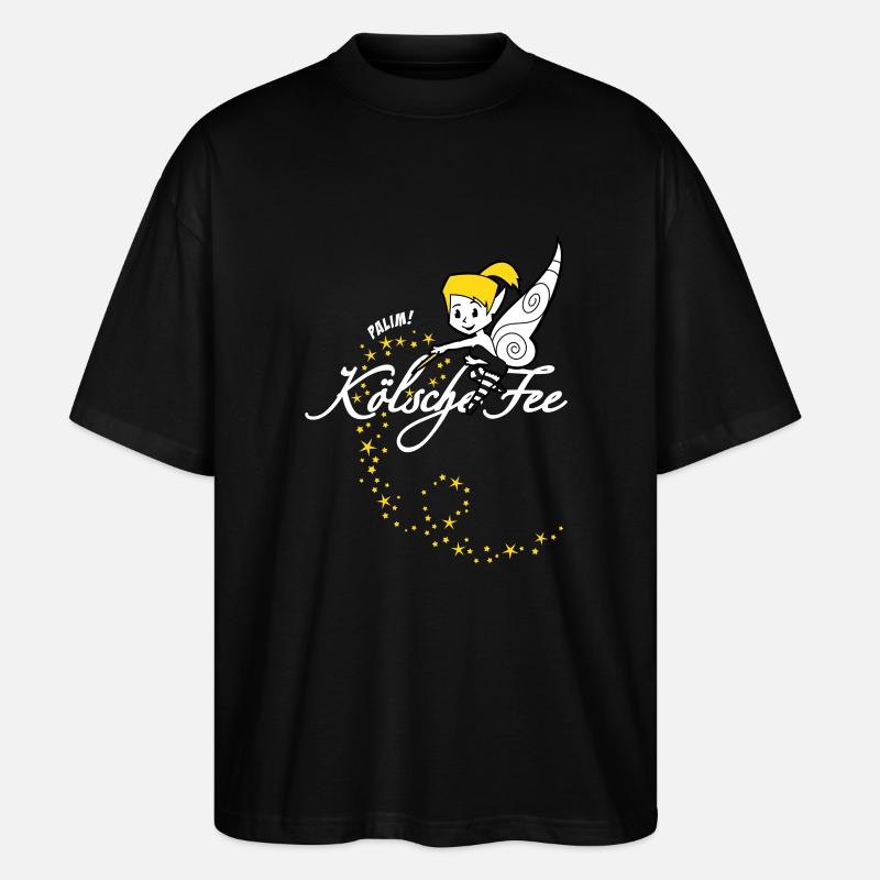 Kölsche Fee - T-shirt bio Blaster 2.0 coupe oversize Stanley/Stella Unisexe - noir