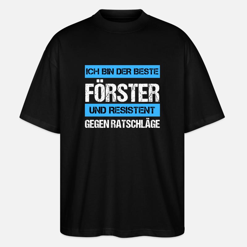 Forestier résistant - T-shirt bio Blaster 2.0 coupe oversize Stanley/Stella Unisexe - noir