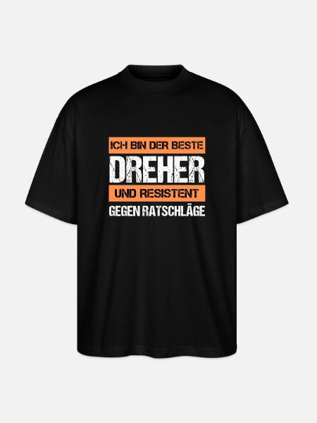 Retourneur résistant - T-shirt bio Blaster 2.0 coupe oversize Stanley/Stella Unisexe - noir