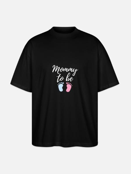 grossesse - T-shirt bio Blaster 2.0 coupe oversize Stanley/Stella Unisexe - noir
