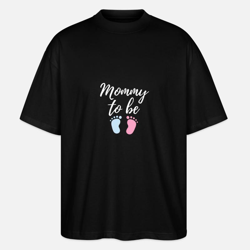 grossesse - T-shirt bio Blaster 2.0 coupe oversize Stanley/Stella Unisexe - noir