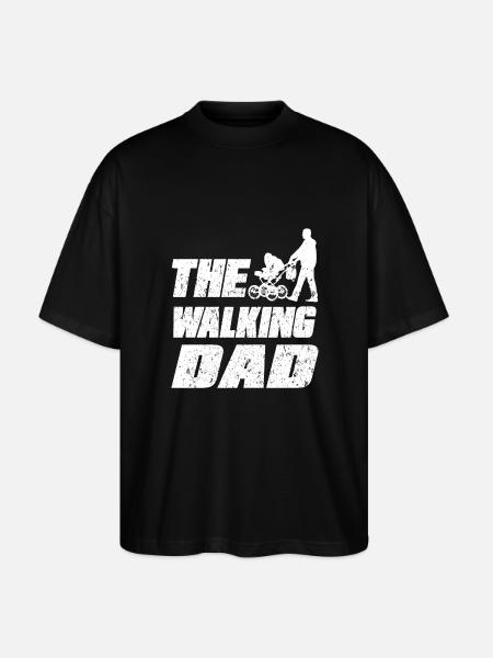 The Walking dad - Stanley/Stella Oversized Unisex Bio T-Shirt Blaster 2.0 - Schwarz