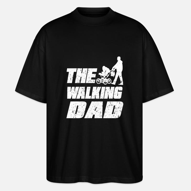 The Walking dad - Stanley/Stella Oversized Unisex Organic T-shirt Blaster 2.0 - black