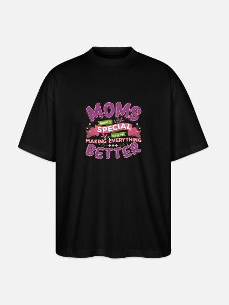Mor mor mors dag siger gave - Stanley/Stella Oversize Unisex Øko T-shirt Blaster 2.0 - sort