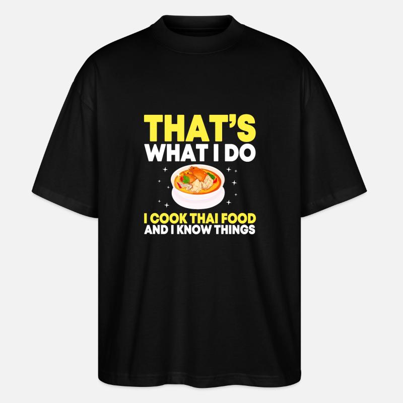 Thai Food - T-shirt bio Blaster 2.0 coupe oversize Stanley/Stella Unisexe - noir