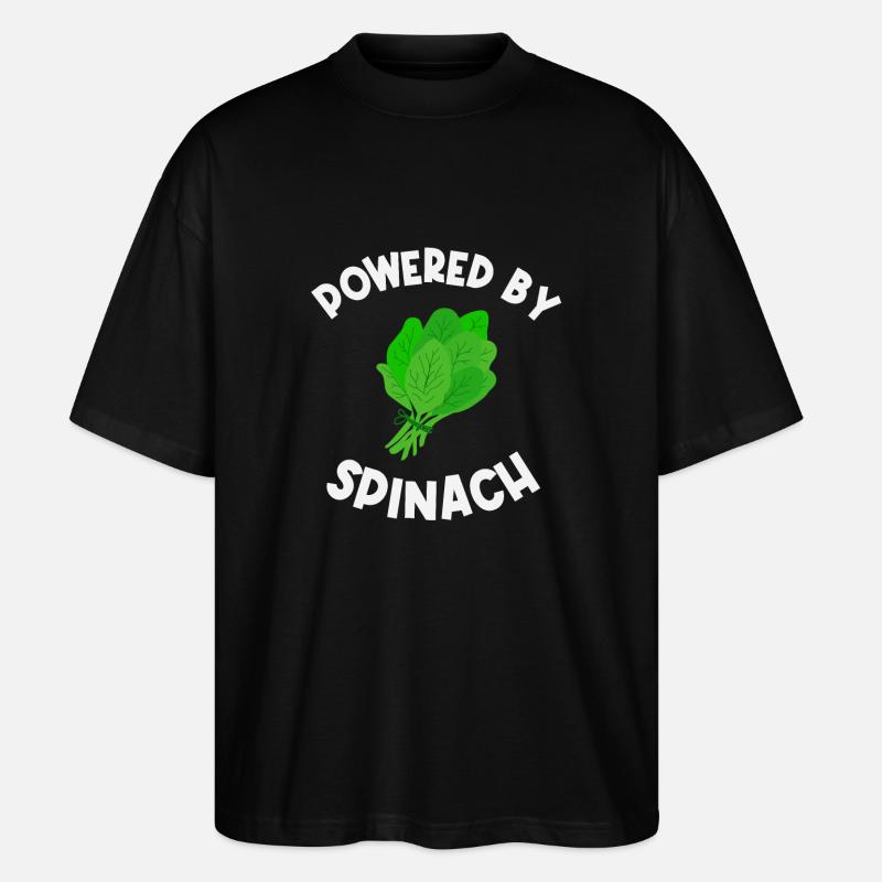 Cadeau épinard - T-shirt bio Blaster 2.0 coupe oversize Stanley/Stella Unisexe - noir