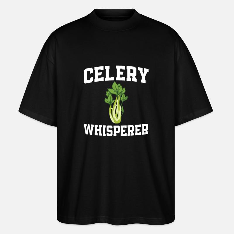 Chuchoteur de céleri - T-shirt bio Blaster 2.0 coupe oversize Stanley/Stella Unisexe - noir