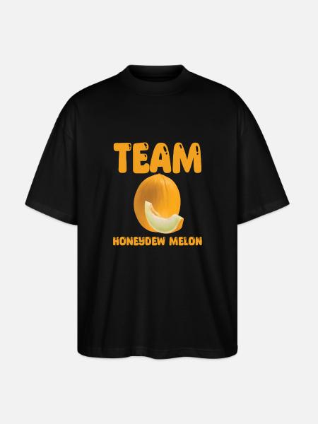 Team Honeydew Melon - Stanley/Stella Oversize Unisex Øko T-shirt Blaster 2.0 - sort