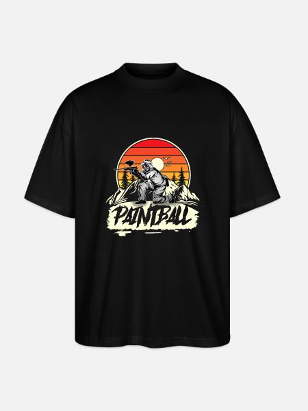 Paintball - Stanley/Stella Oversized Unisex Bio T-Shirt Blaster 2.0 - Schwarz