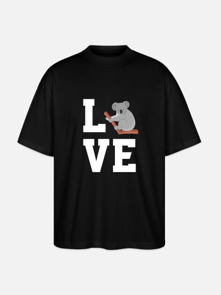 Dear Koala - Stanley/Stella Oversized Unisex Organic T-shirt Blaster 2.0 - black